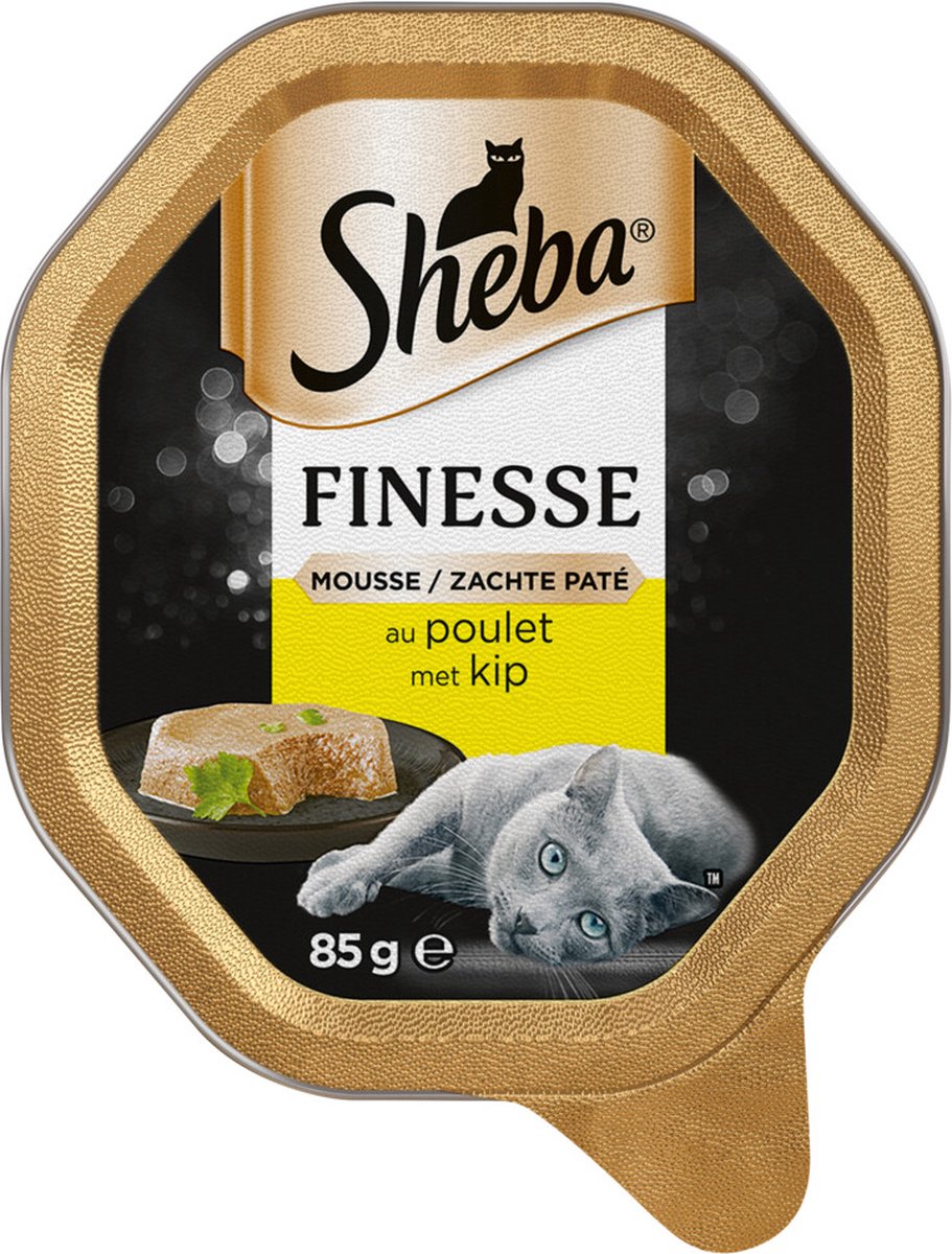  Sheba Finesse - Katten Natvoer - Mousse - Kip - 22 X 85 Gr