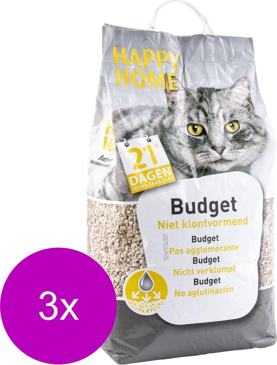  Jipp Budget - Kattenbakvulling - 3 X 20 L