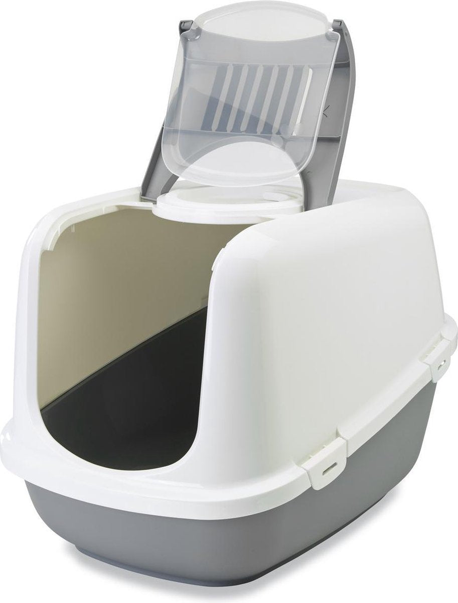  Savic Nestor Jumbo - Grijs - Kattenbak - 66 X 48 X 46 Cm