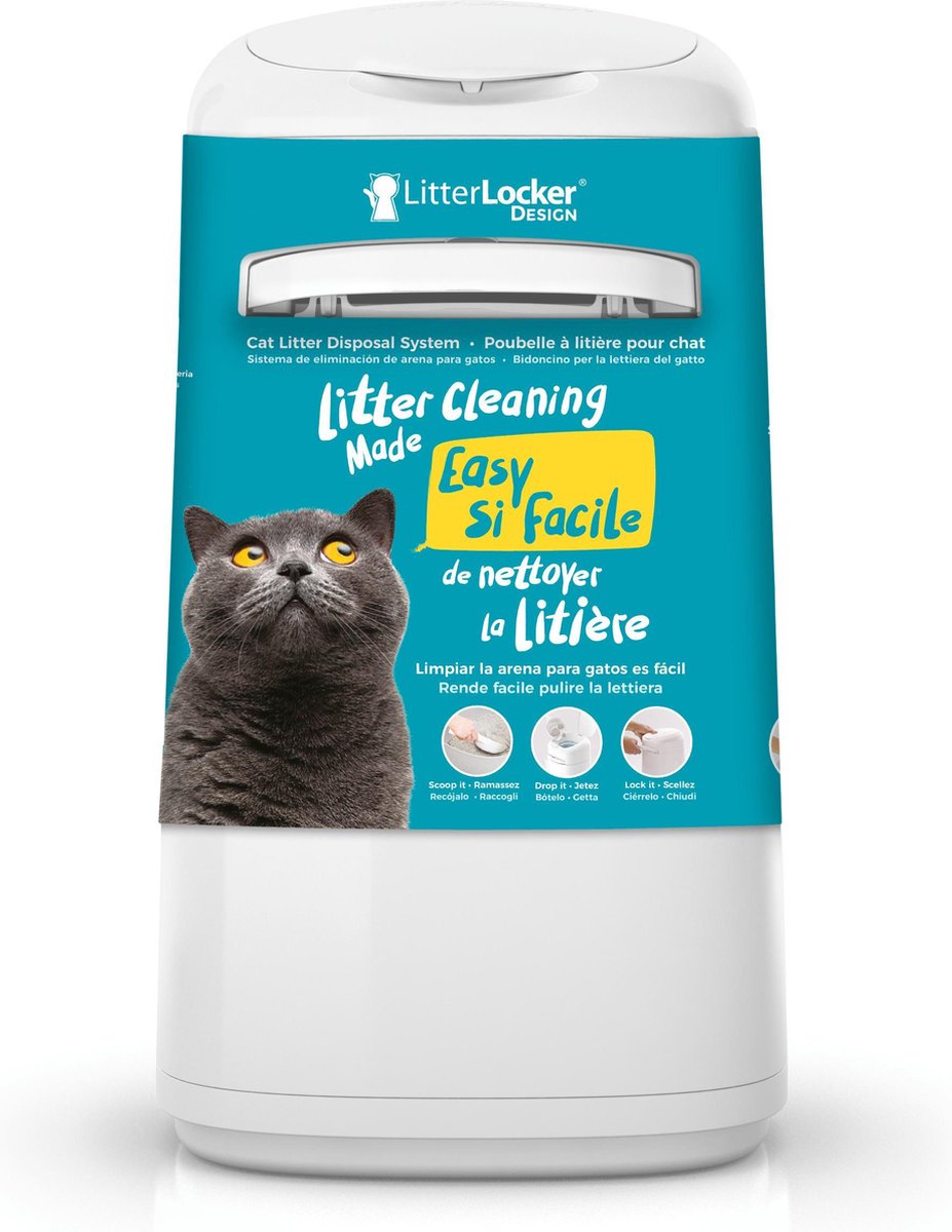  LitterLocker Design Bin - Wit