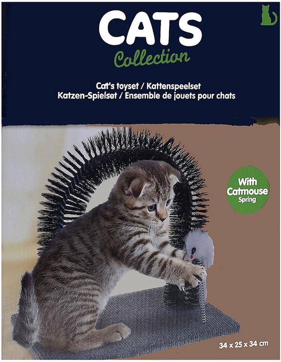  RelaxPets - Katten Speelplaats - Speelgoed - 34x25x34 Cm