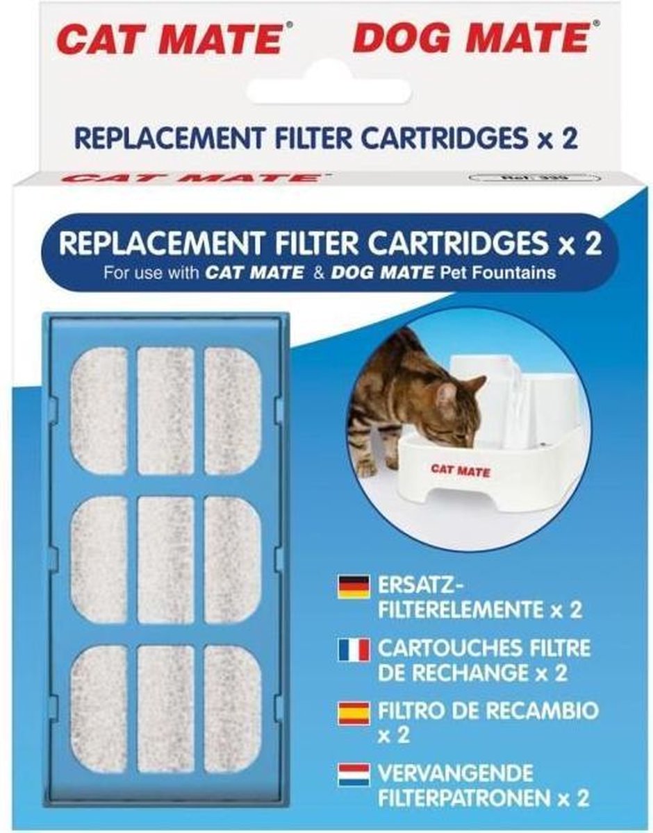 Cat Mate Drinkfonteinfilters - 2 St