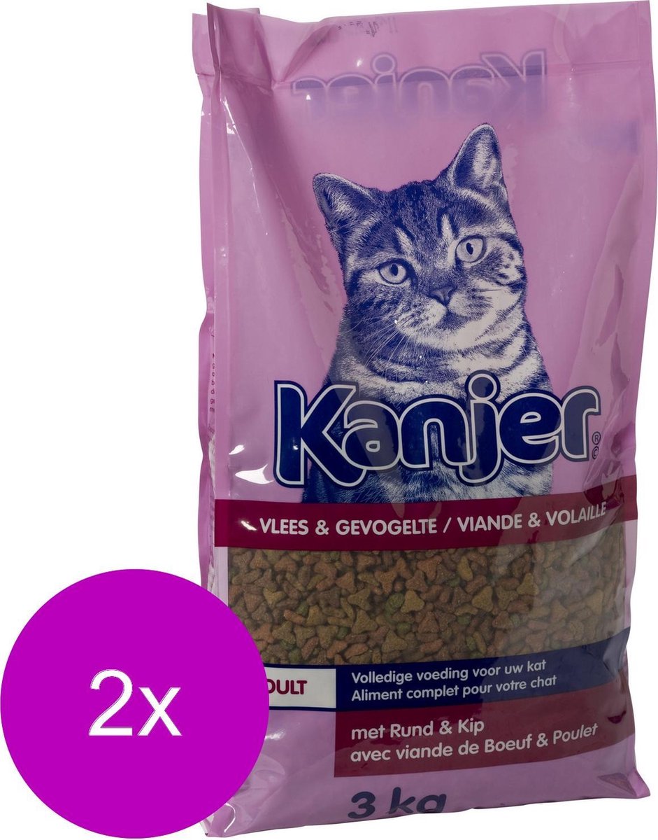  Kanjer Kattenbrok - Kattenvoer - 2 X 10 Kg