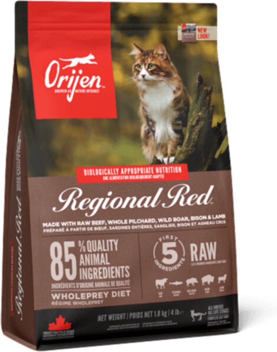  Orijen Regional Red Cat - Kattenvoer - 5.4 Kg