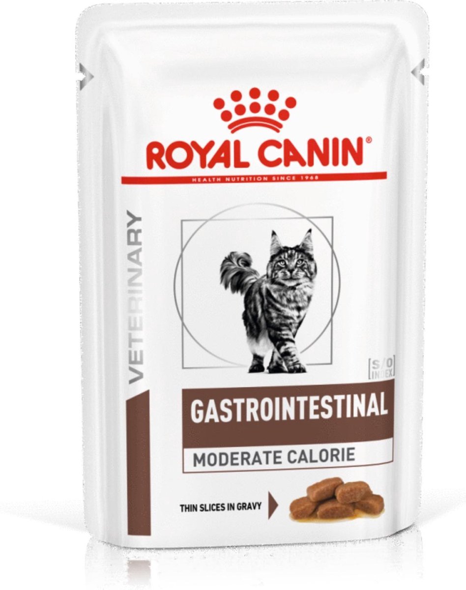  Royal Canin Gastro Intestinal Moderate Calorie Kat 12x85 Gr.