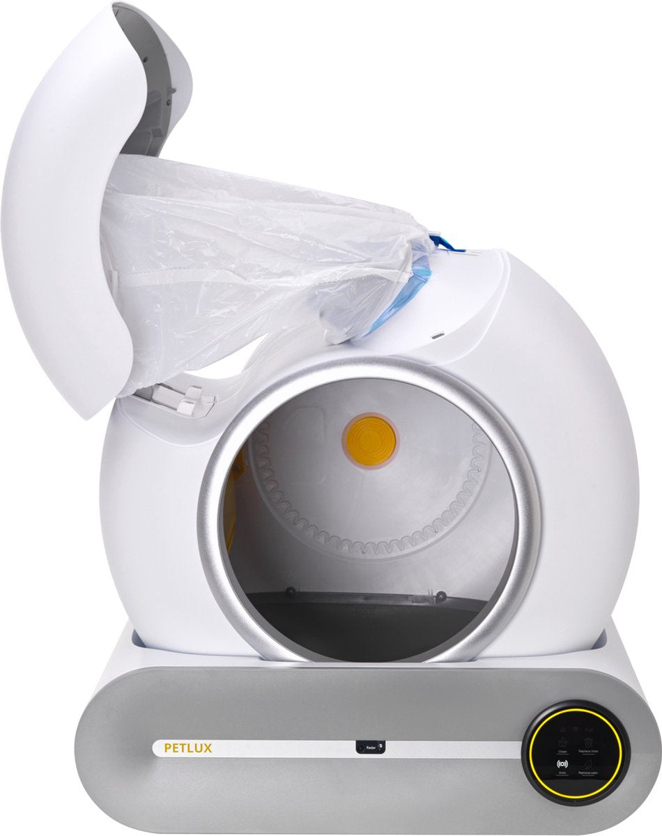Merkloos Petlux® Zelfreinigende Automatische Kattenbak Met App En LED-Touch
