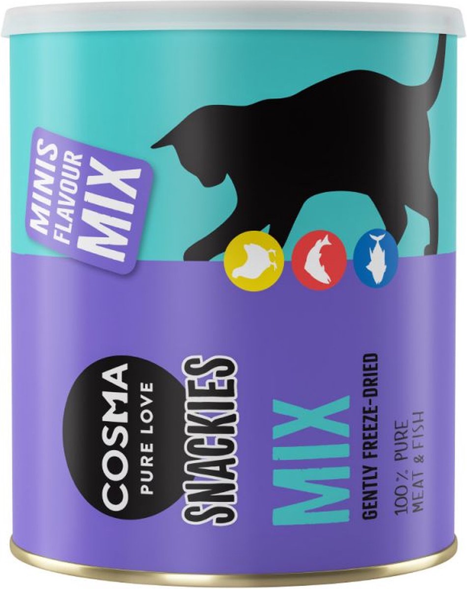  Cosma Pure Love Snackies Minis Flavour MIX 130g