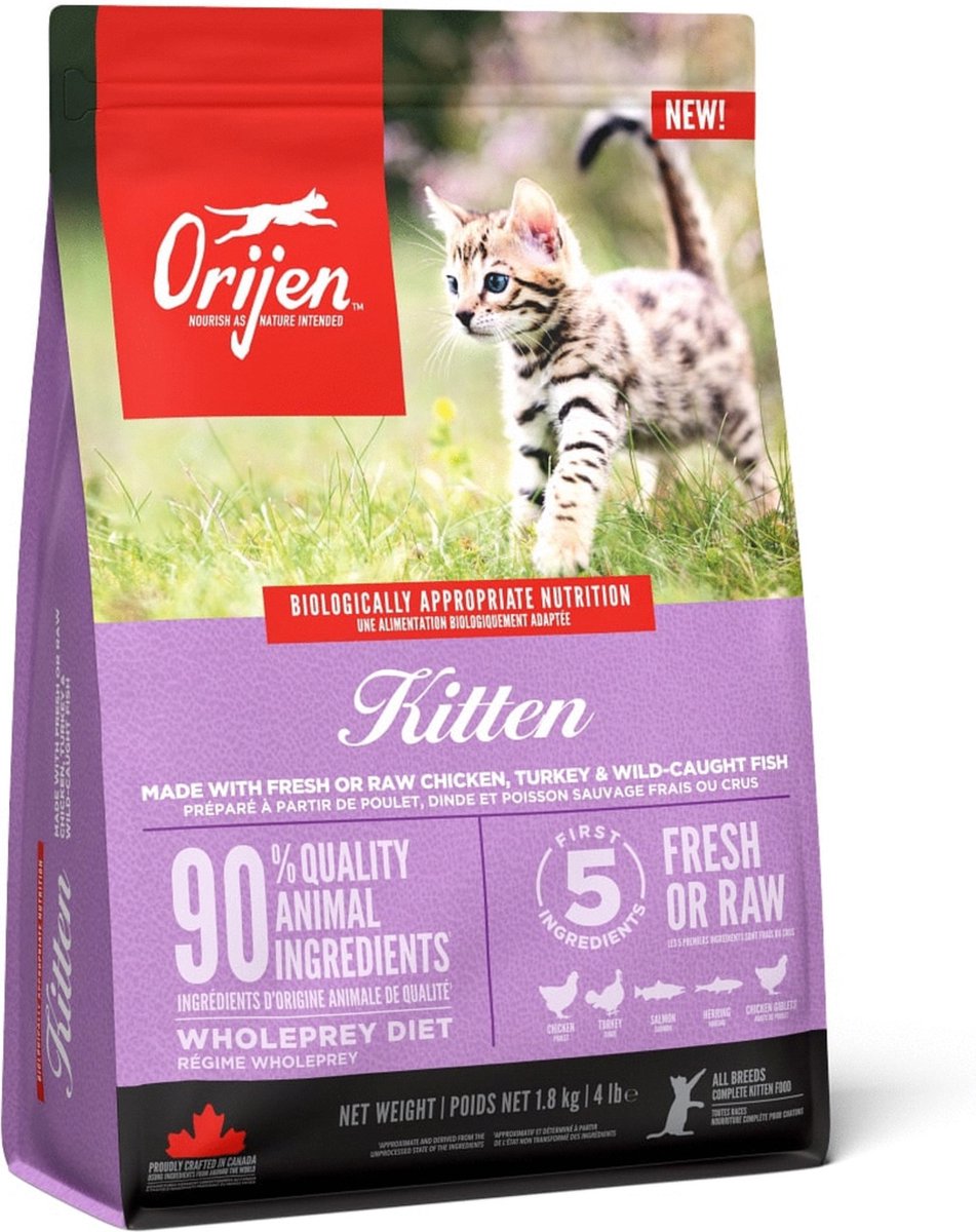  Orijen Kattenvoer Whole Prey Kitten 1,8 Kg
