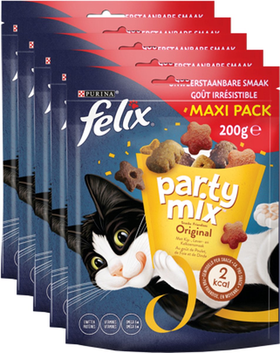  Felix Party Mix - Kattensnacks Original Mix - 5 X 200g