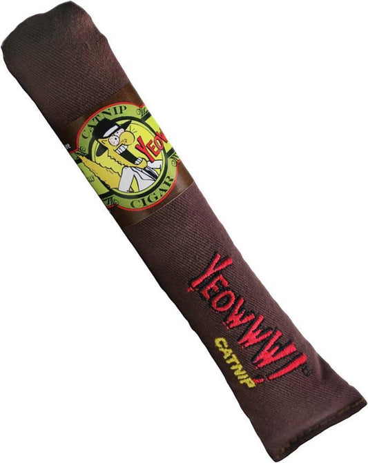  Yeowww Cigar Original Singles – Kattenspeeltjes Met De Meest Krachtige Catnip Ter Wereld! – Speelgoed Voor Katten Met Kattenkruid – Onweerstaanbaar – 17.7 Cm – Bruin