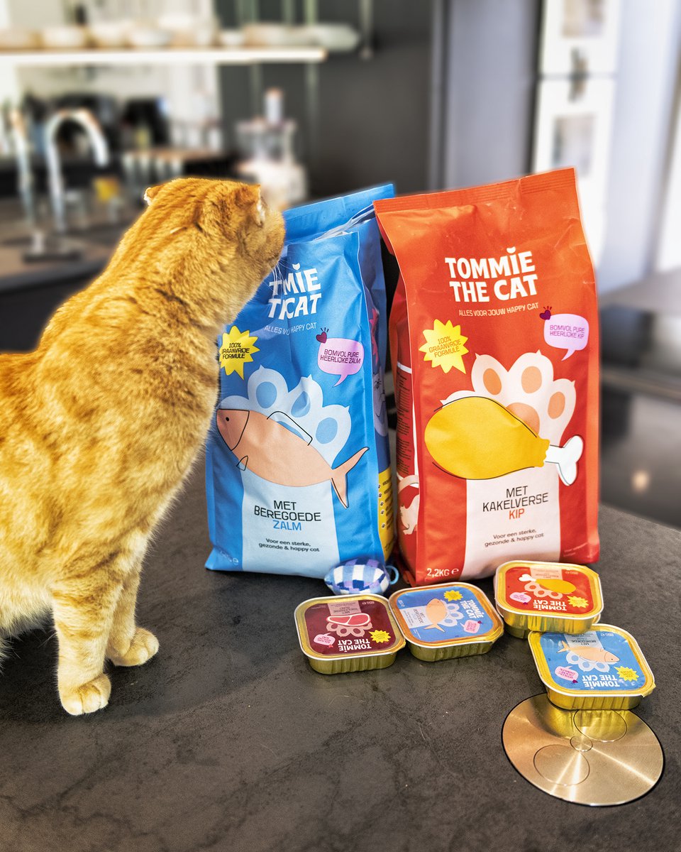  Tommie The Cat - 100% Graanvrije Brokken - Bomvol Verse Zalm - 2,2kg