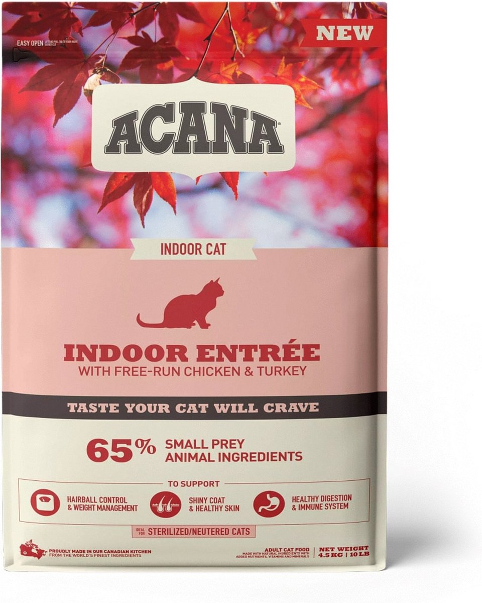  Acana Cat Indoor Entrée 4,5 Kg - Kat