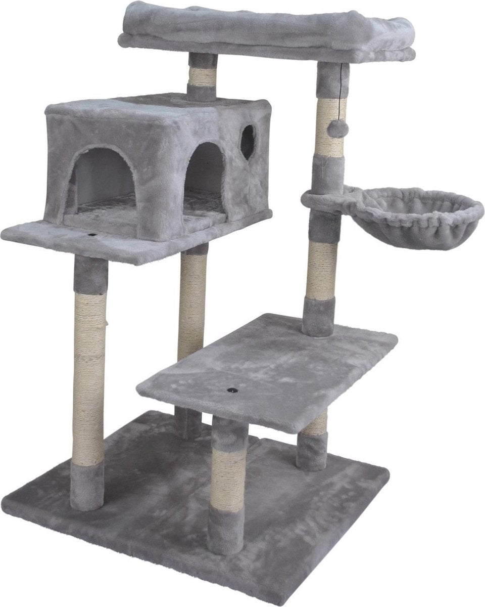  Adori Krabpaal Kingsley 3 In 1 - Krabpaal - 70x60x112 Cm Grijs