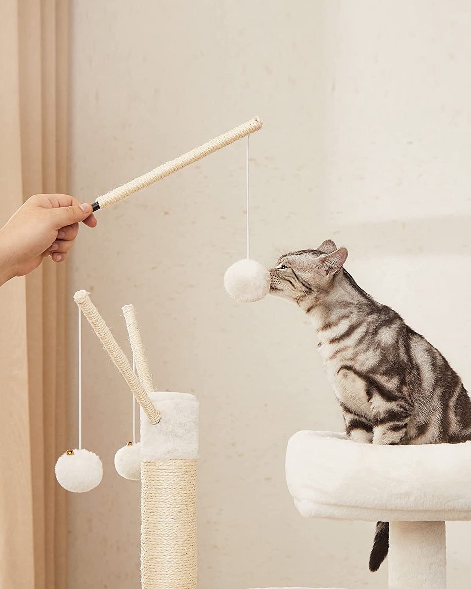  Azuru 2-in-1 Kattenboom Met Krabpaal En Kattenbak – Krabpaal Voor Kleine En Grote Katten