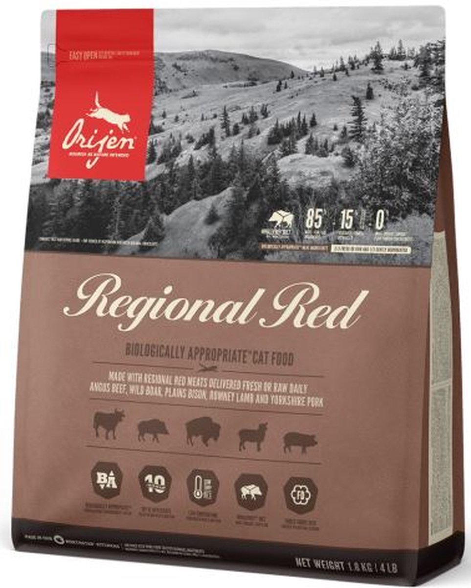  Orijen Regional Red Cat - Kattenvoer - 5.4 Kg