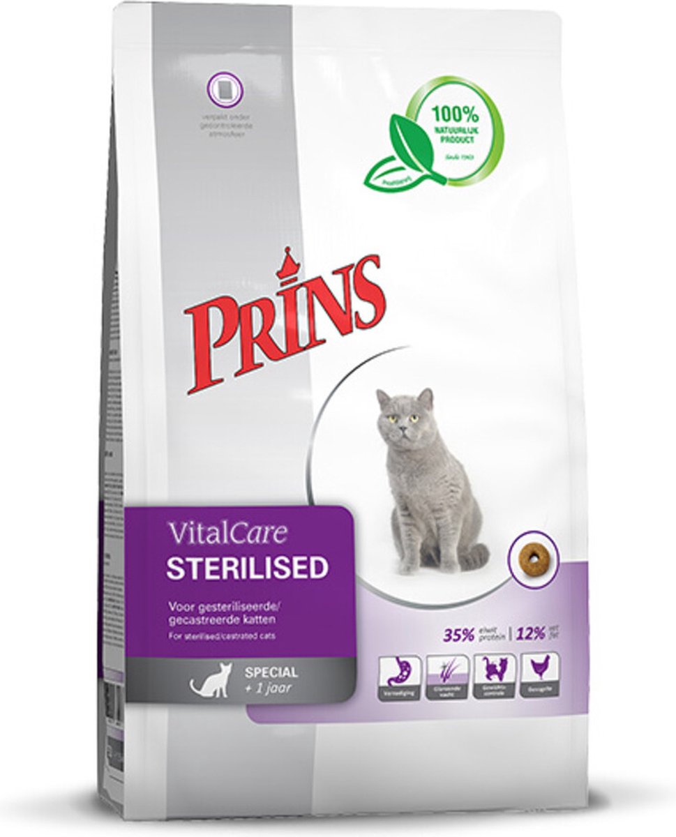  Prins VitalCare Sterilised 4 Kg - Kat