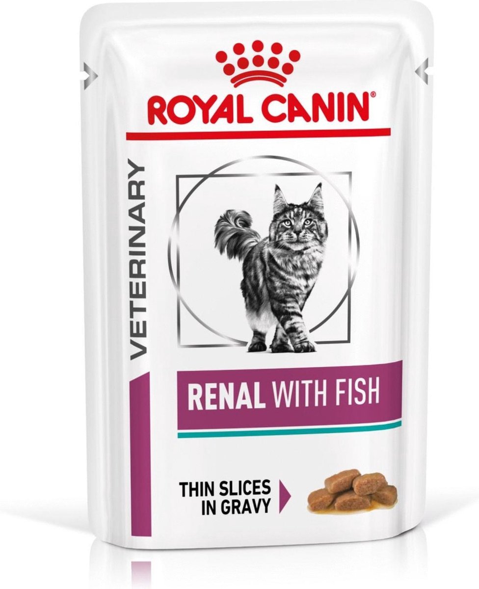  Royal Canin Renal - Tonijn - Kattenvoer - 12 X 85 G