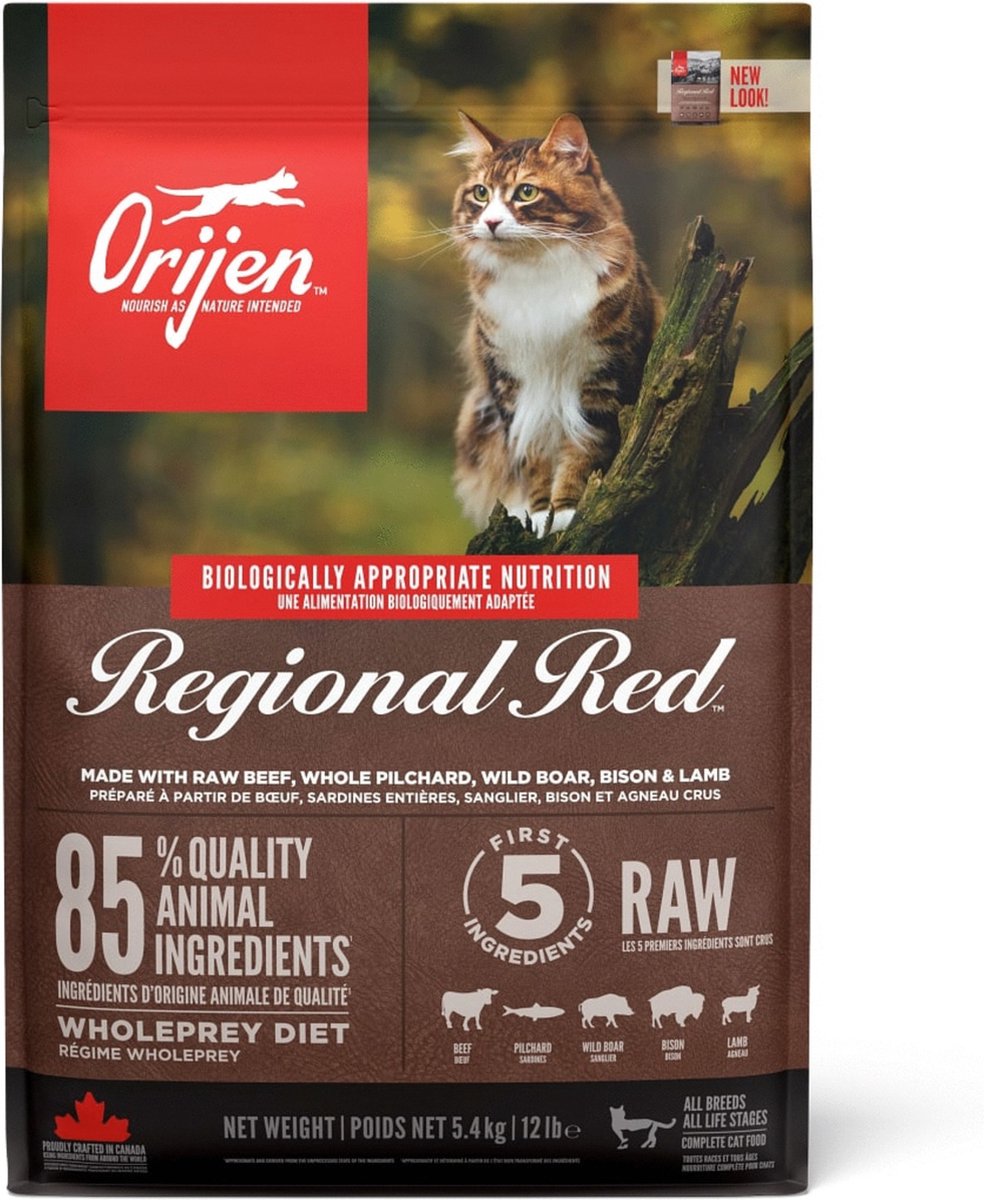  Orijen Regional Red Cat - Kattenvoer - 5.4 Kg