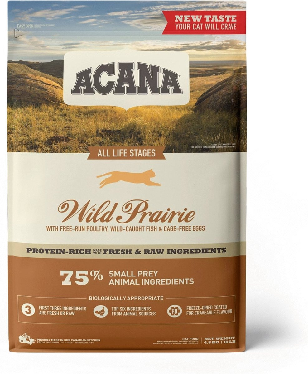  Acana - Cat Wild Prairie - Katenvoer - 4,5 Kg